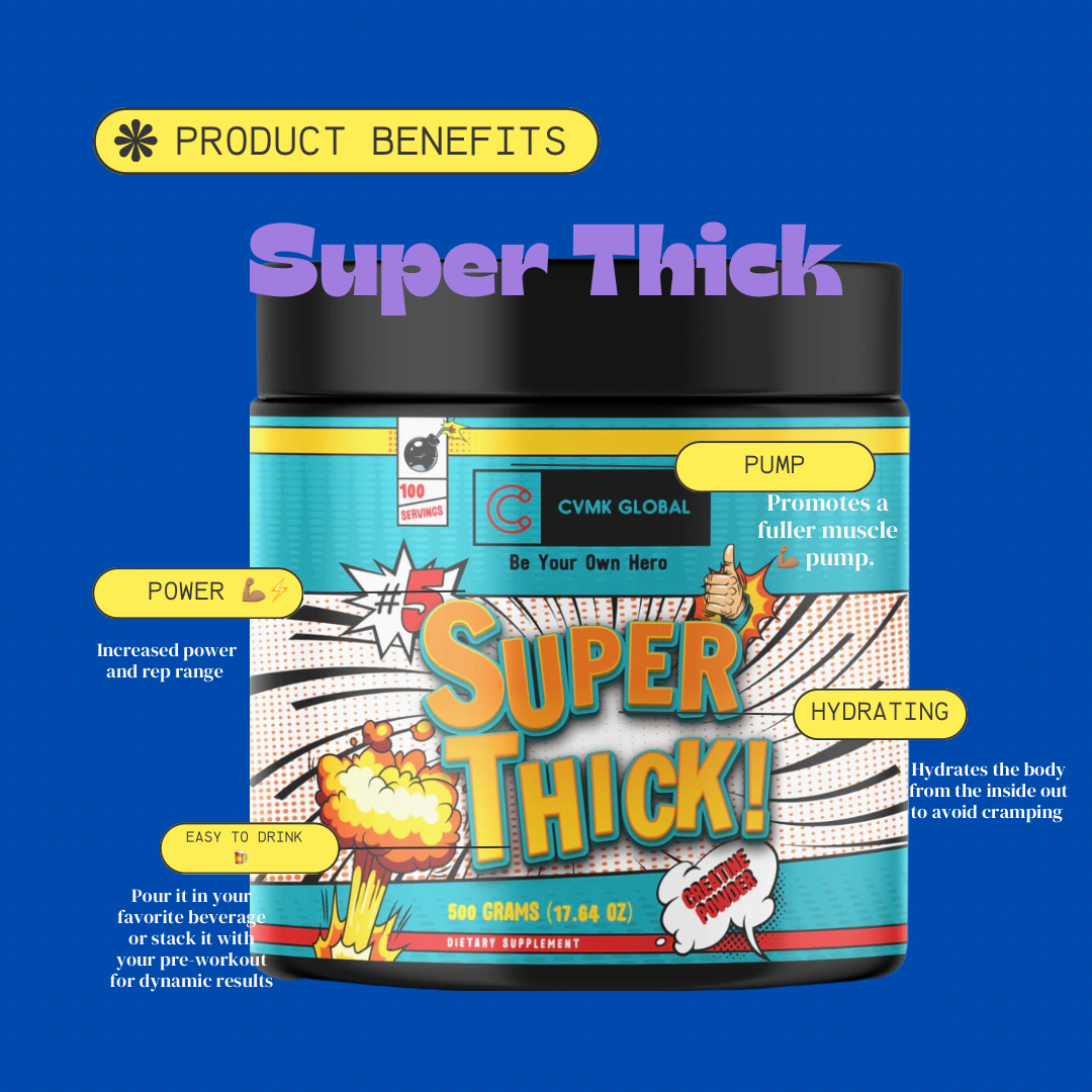 CVMK SUPER THICK Creatine Powder - Unflavored