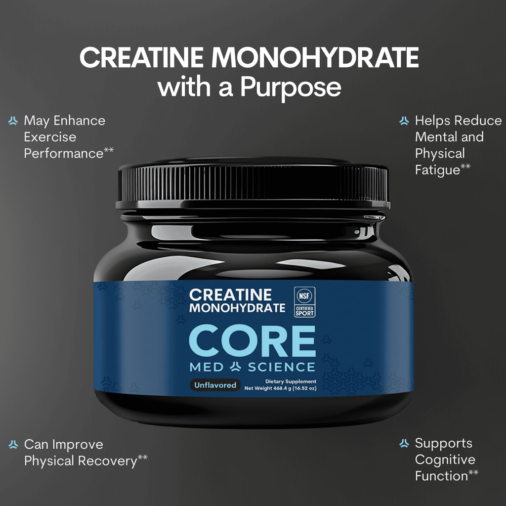 OIAM Core Creatine Monohydrate Powder - Unflavored
