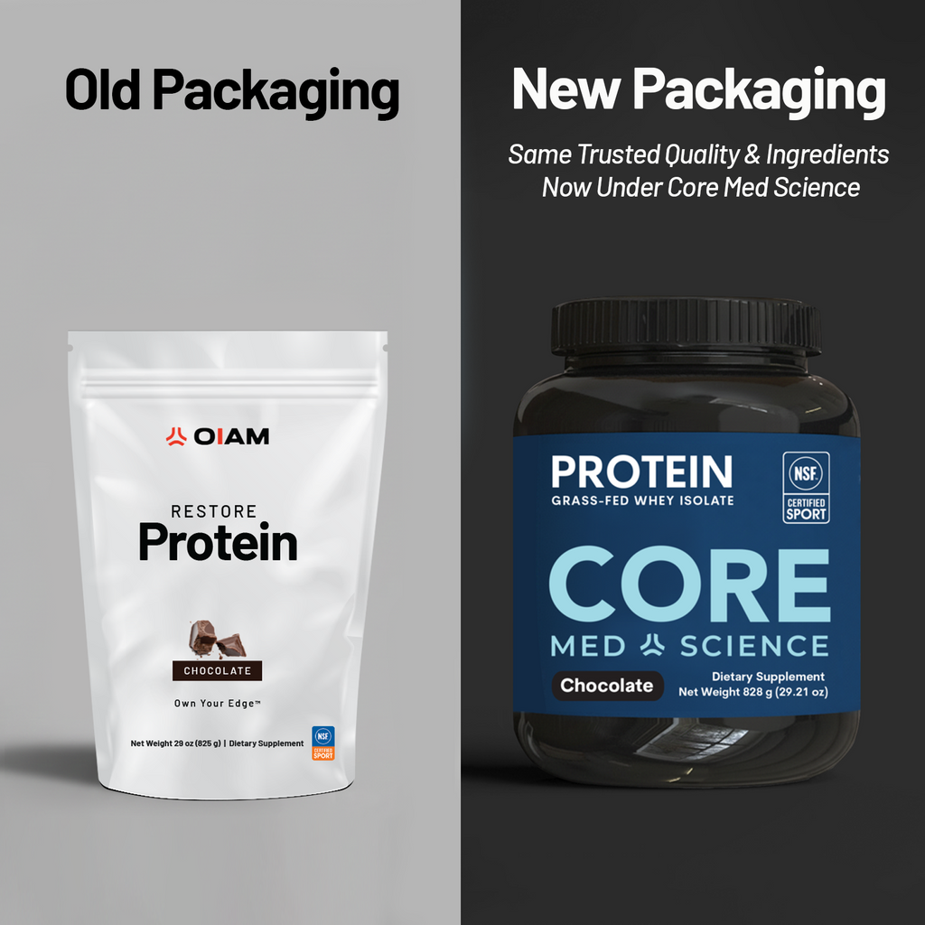 OIAM CORE Whey Protein Isolate Powder - Chocolate