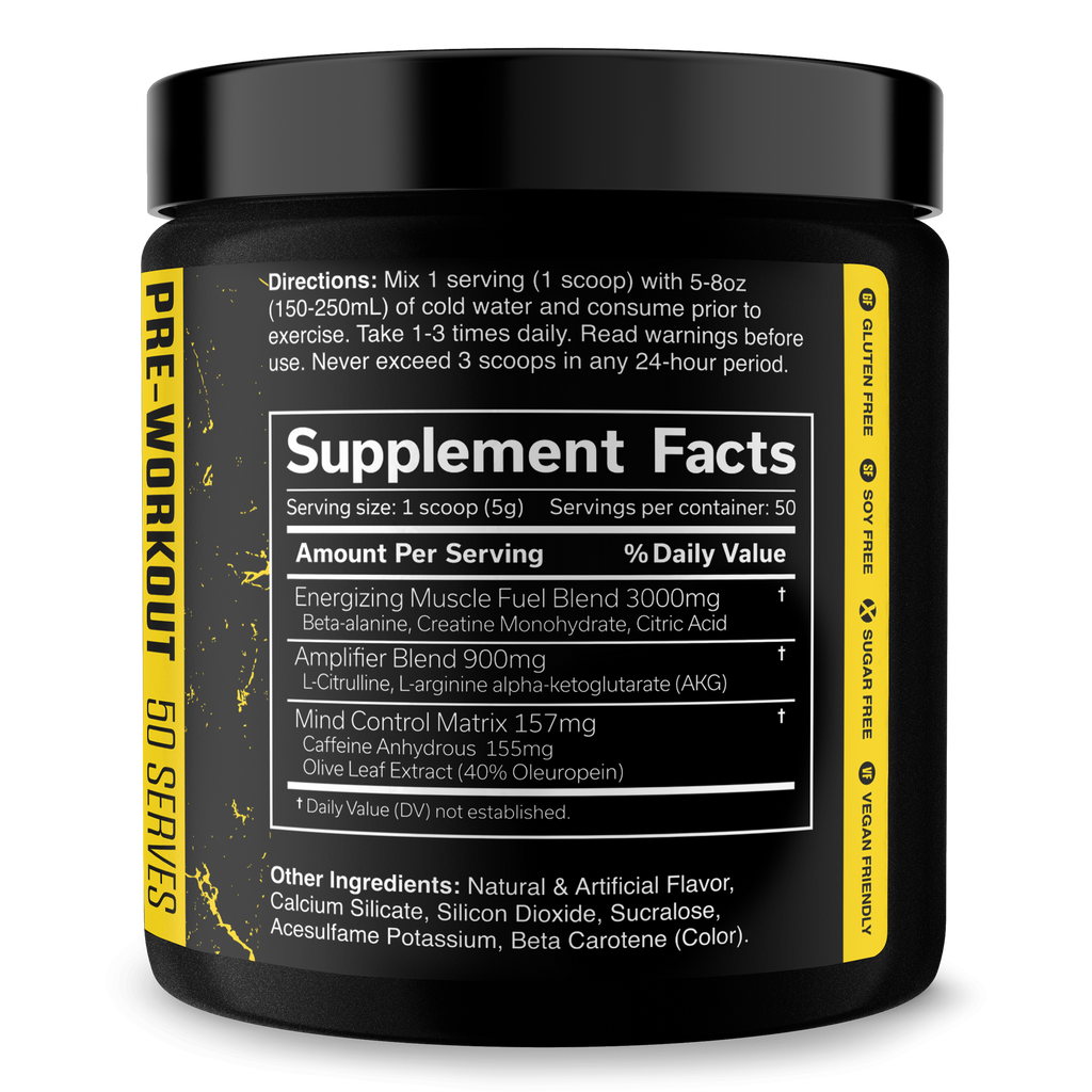 THE CURSE! High-Stim Pre-Workout - 17 Flavors