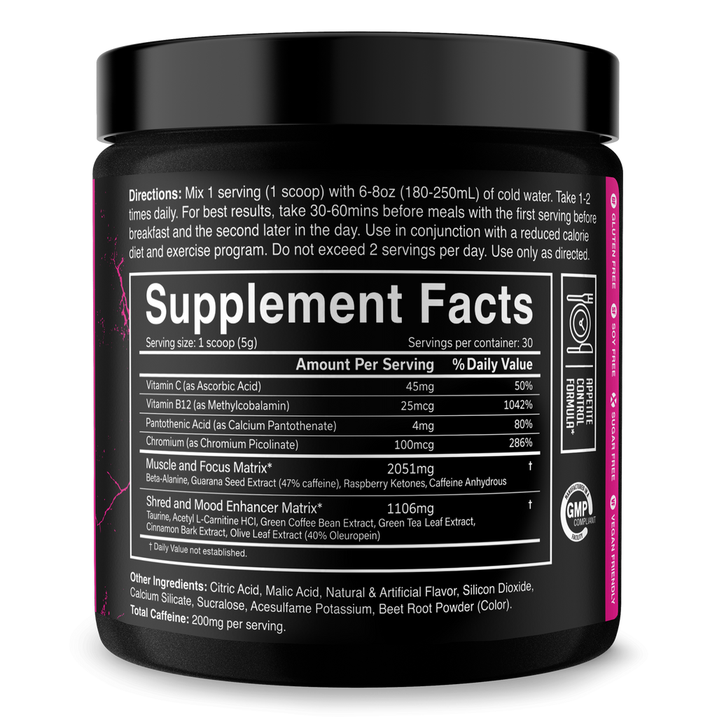 THE RIPPER! Fat Burner Powder - 11 Flavors