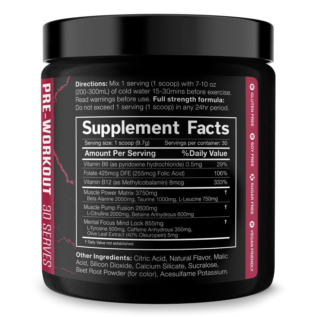 THE SHADOW! High-Stim Pre-Workout - 7 Flavors