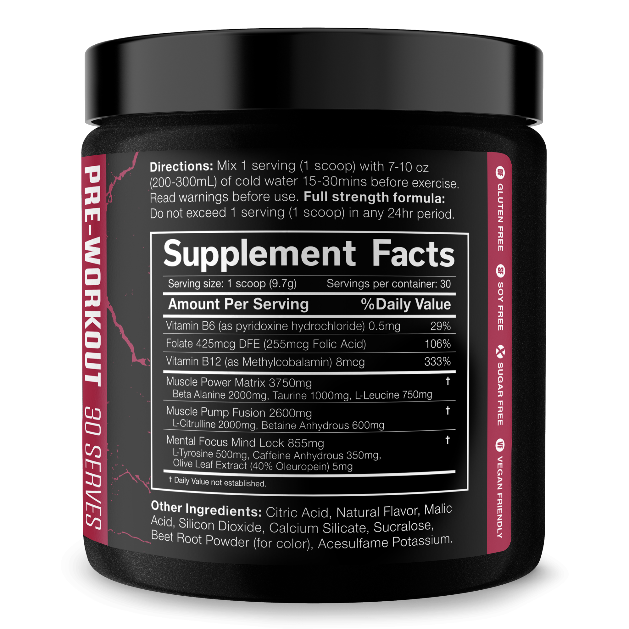 THE SHADOW! High-Stim Pre-Workout - 7 Flavors