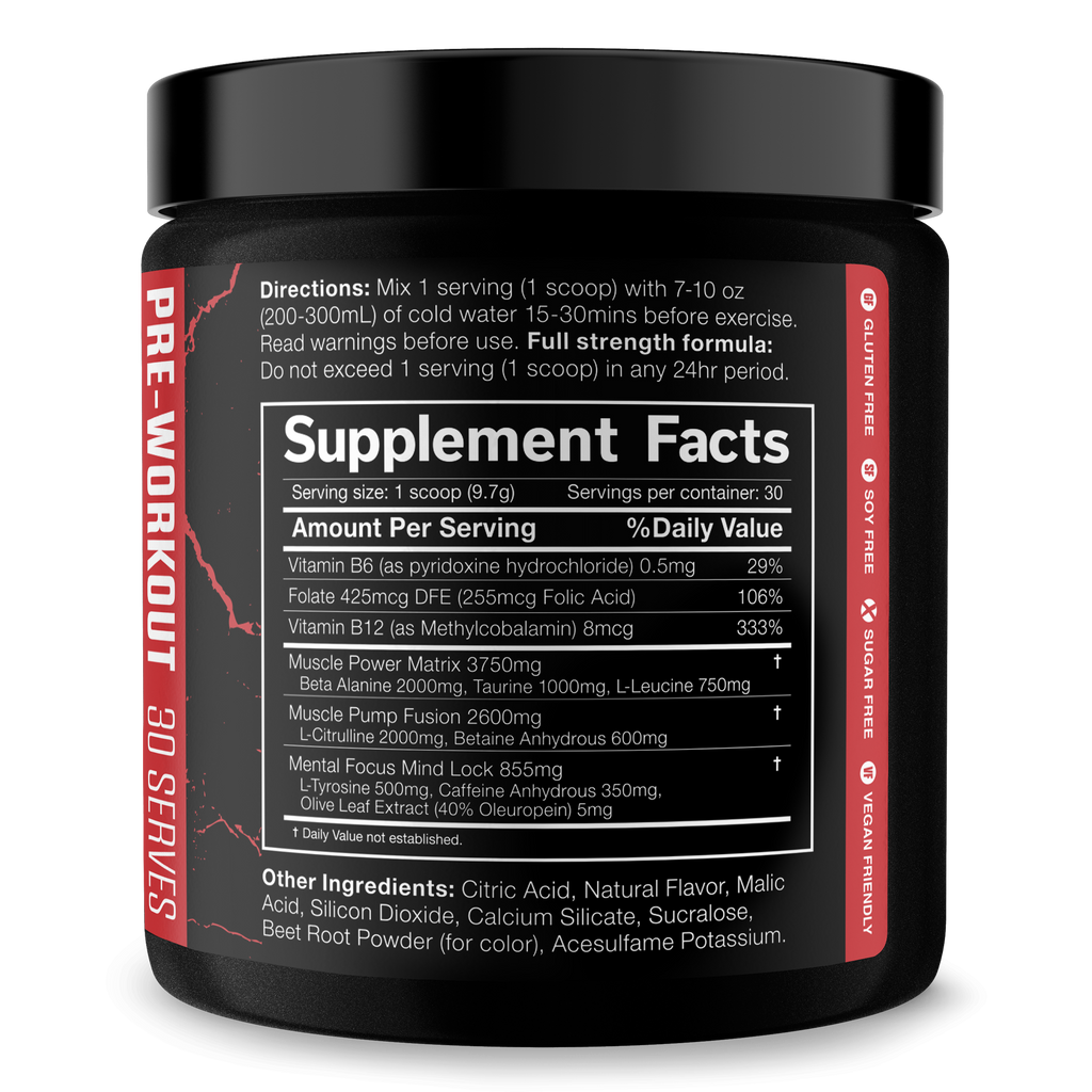 THE SHADOW! High-Stim Pre-Workout - 7 Flavors