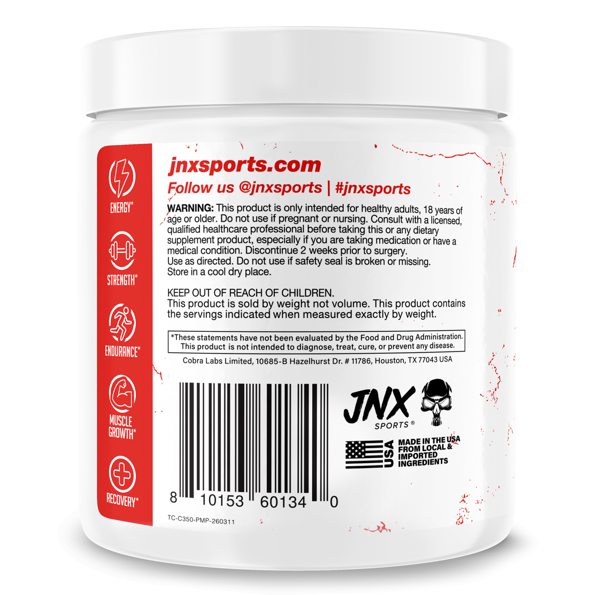 THE CURSE! Creatine Monohydrate Powder - Unflavored
