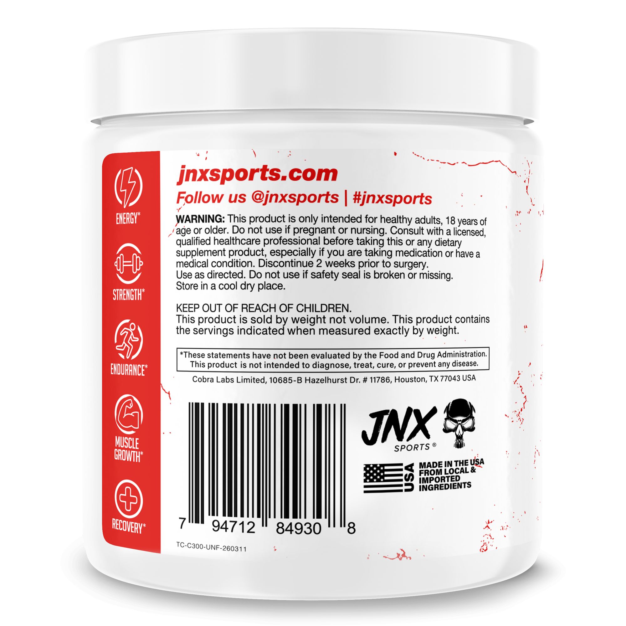 THE CURSE! Creatine Monohydrate Powder - Unflavored