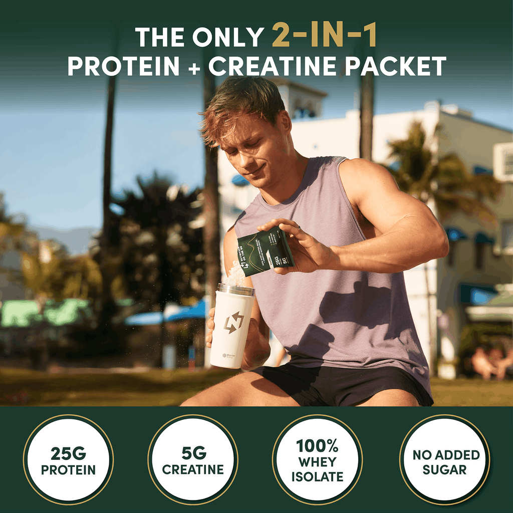 NUTRITION ON THE GO Whey Protein Isolate w/ Creatine Packets - Vanilla