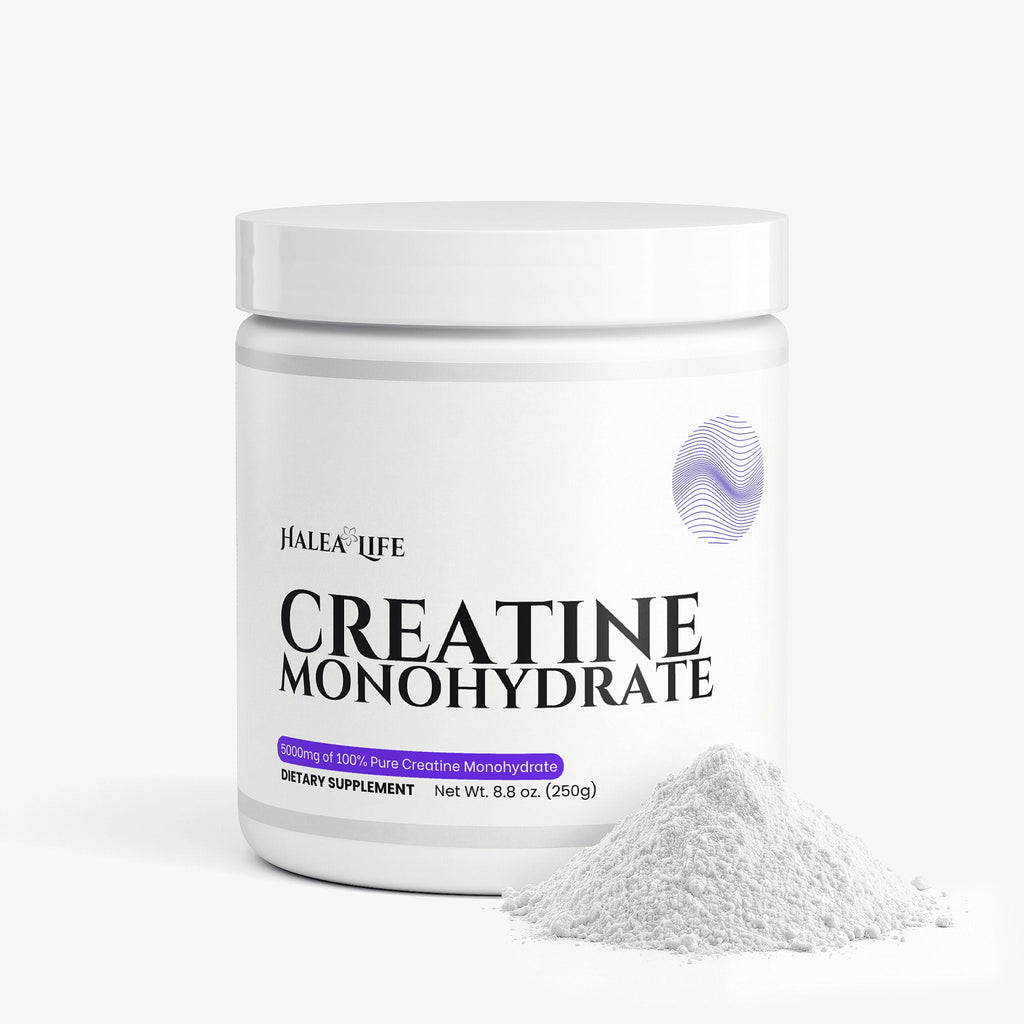 HALEA LIFE 100% Pure Creatine Monohydrate Powder - Unflavored