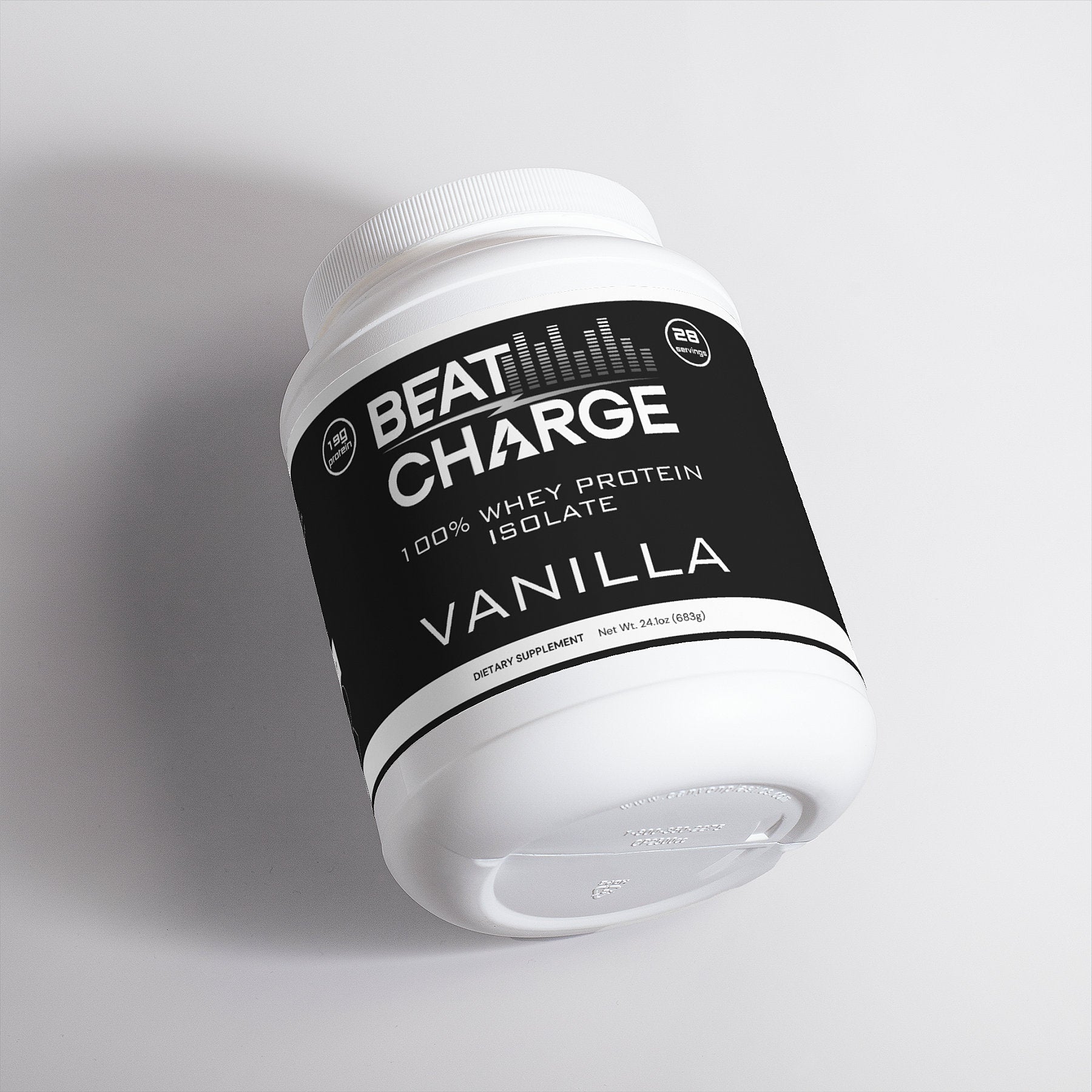 BEAT CHARGE 100% Whey Protein Isolate Powder - Vanilla