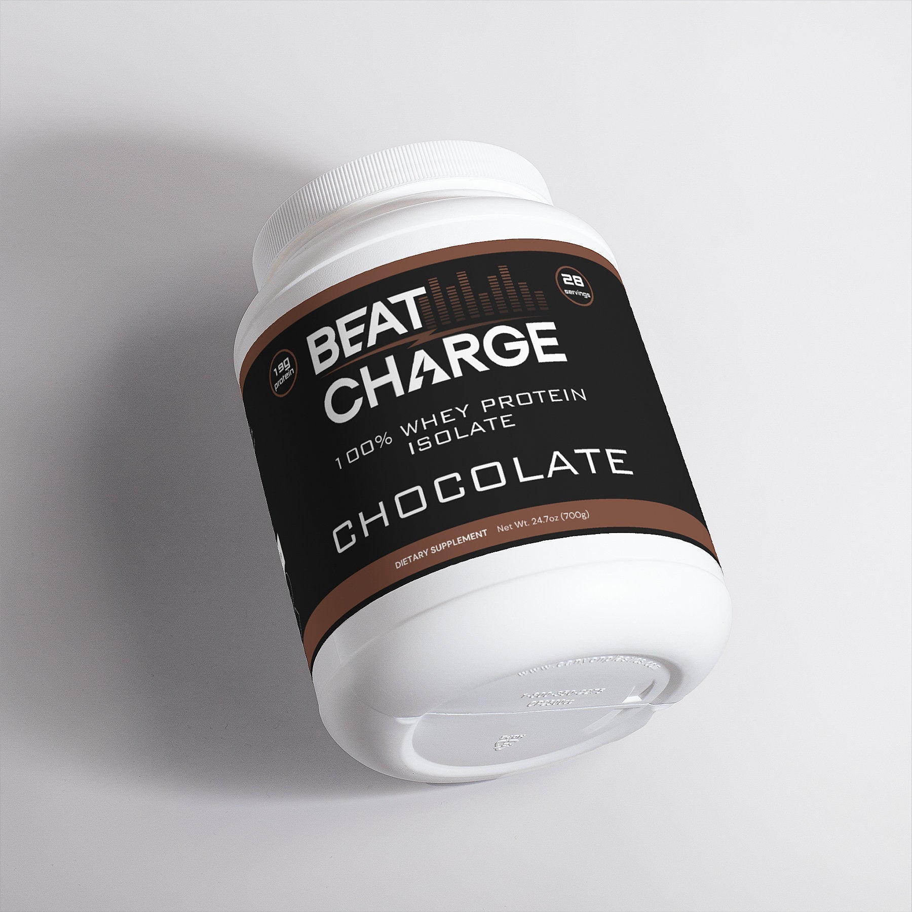 BEAT CHARGE 100% Whey Protein Isolate Powder - Chocolate