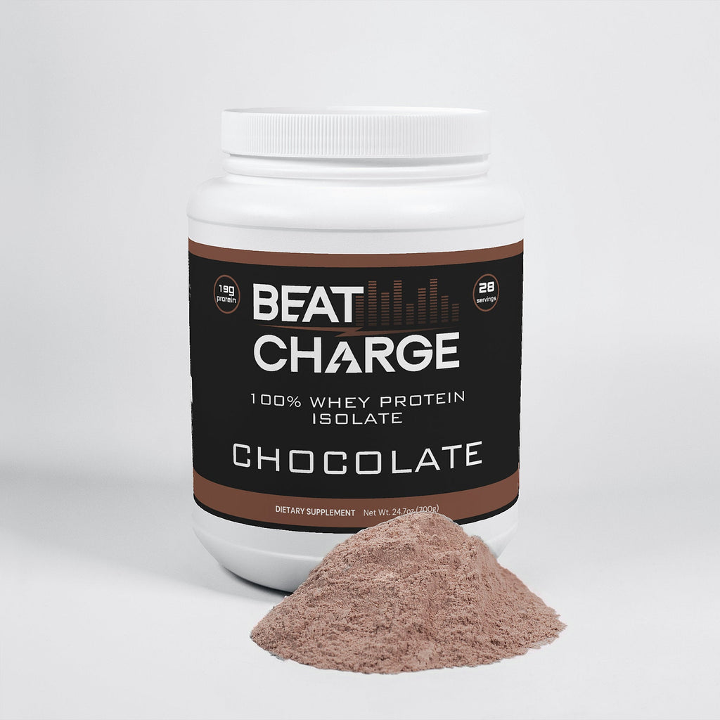 BEAT CHARGE 100% Whey Protein Isolate Powder - Chocolate
