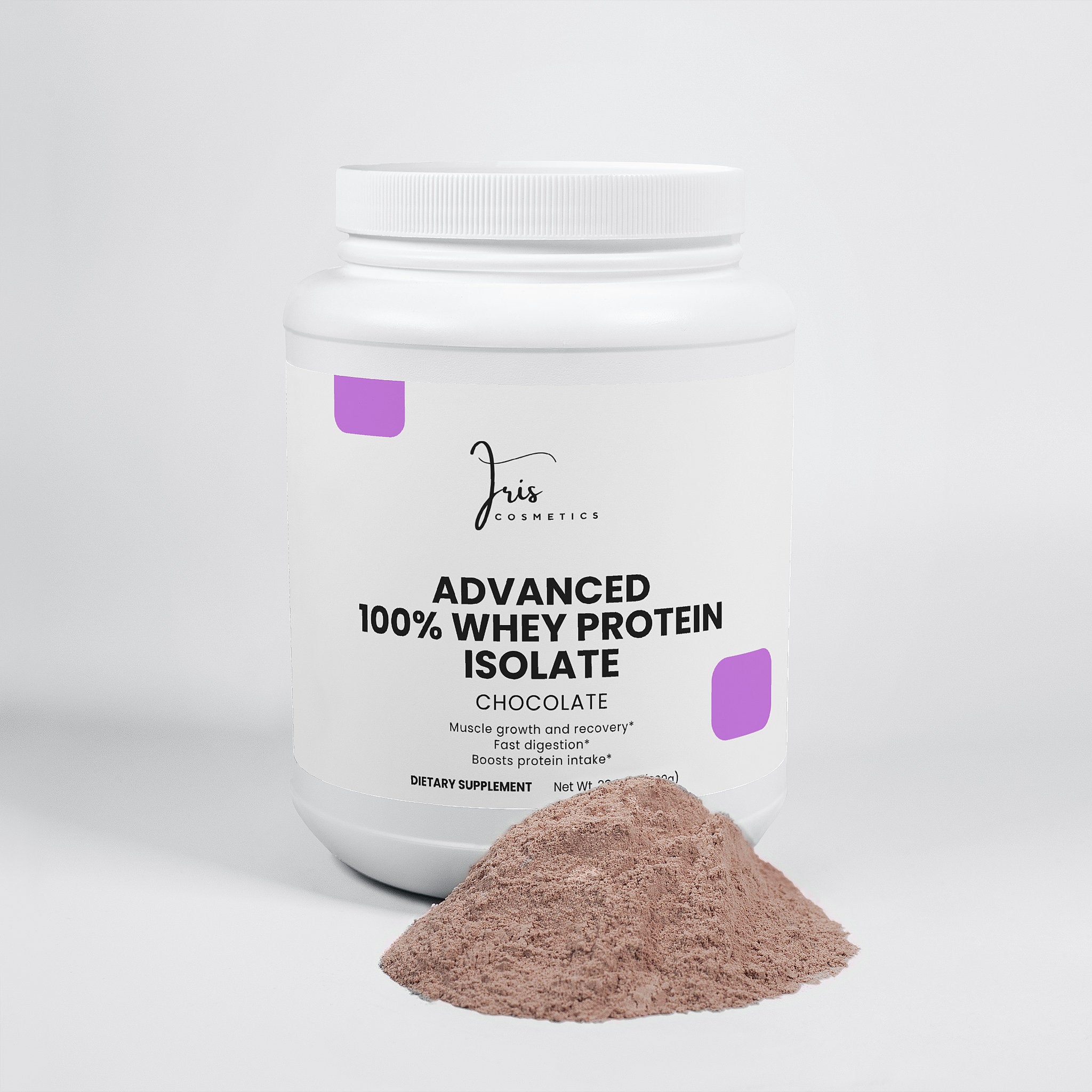 IRIS COSMETICS Advanced Whey Protein Isolate Powder - Chocolate