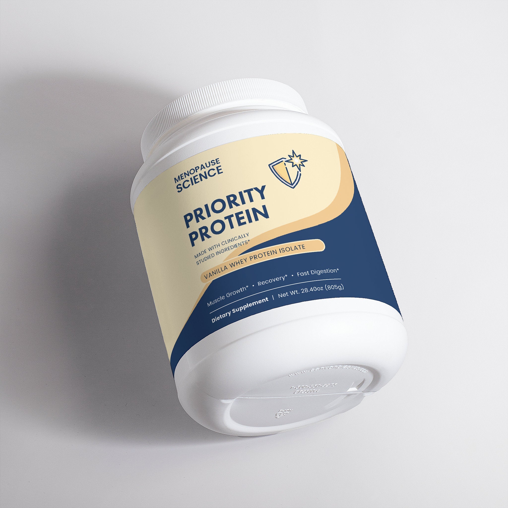 MENOPAUSE SCIENCE Priority Whey Protein Isolate Powder - Vanilla