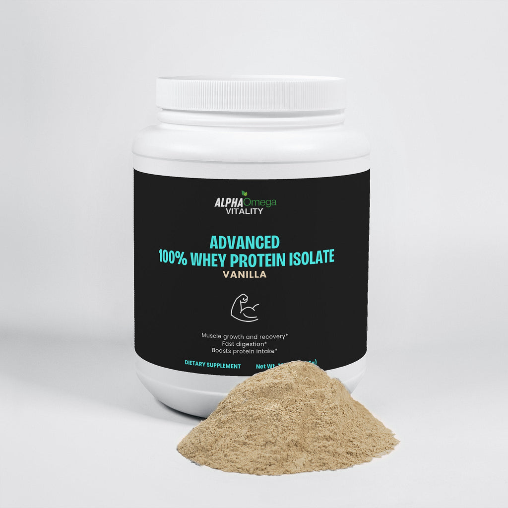 ALPHA OMEGA Whey Protein Isolate Powder - Vanilla