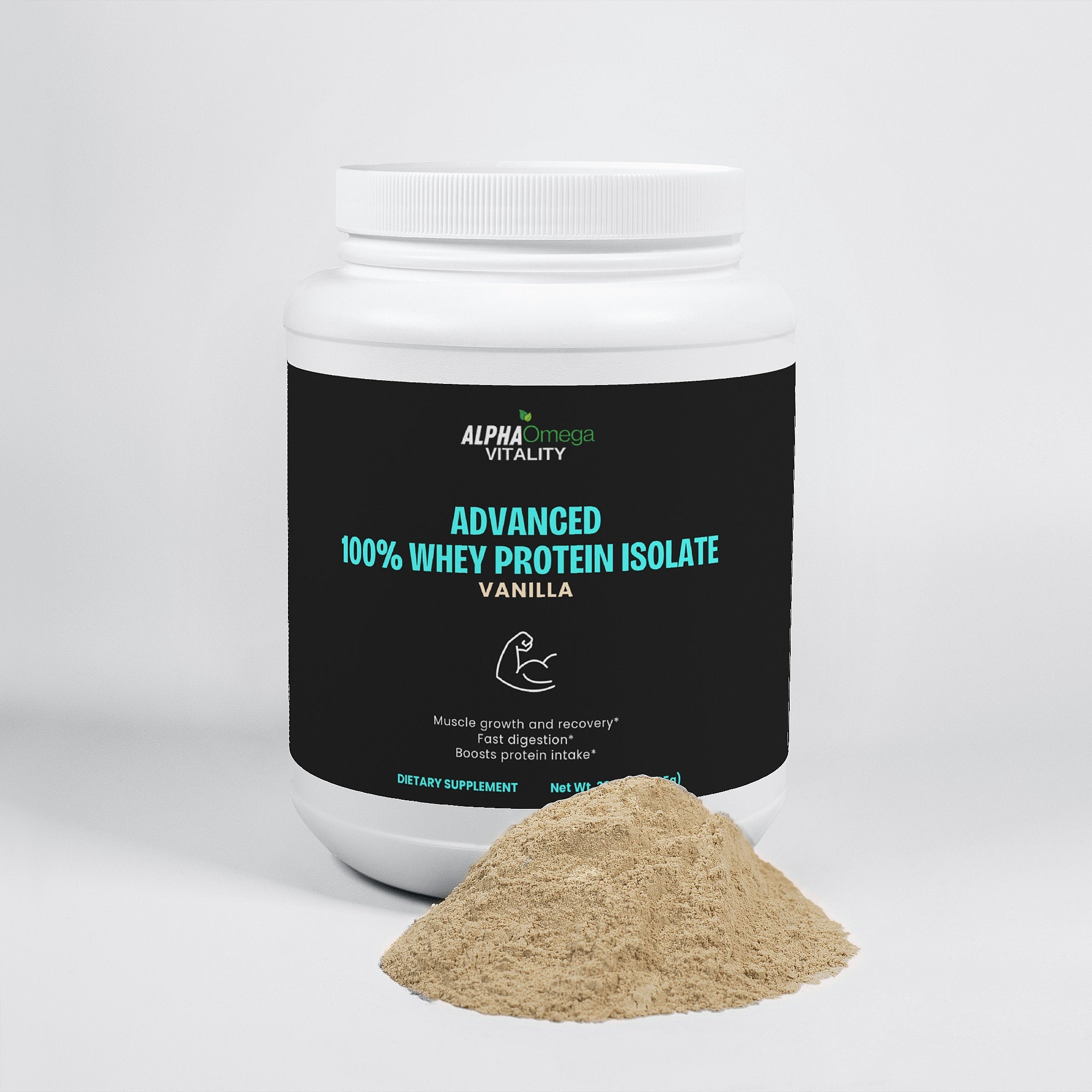 ALPHA OMEGA Whey Protein Isolate Powder - Vanilla