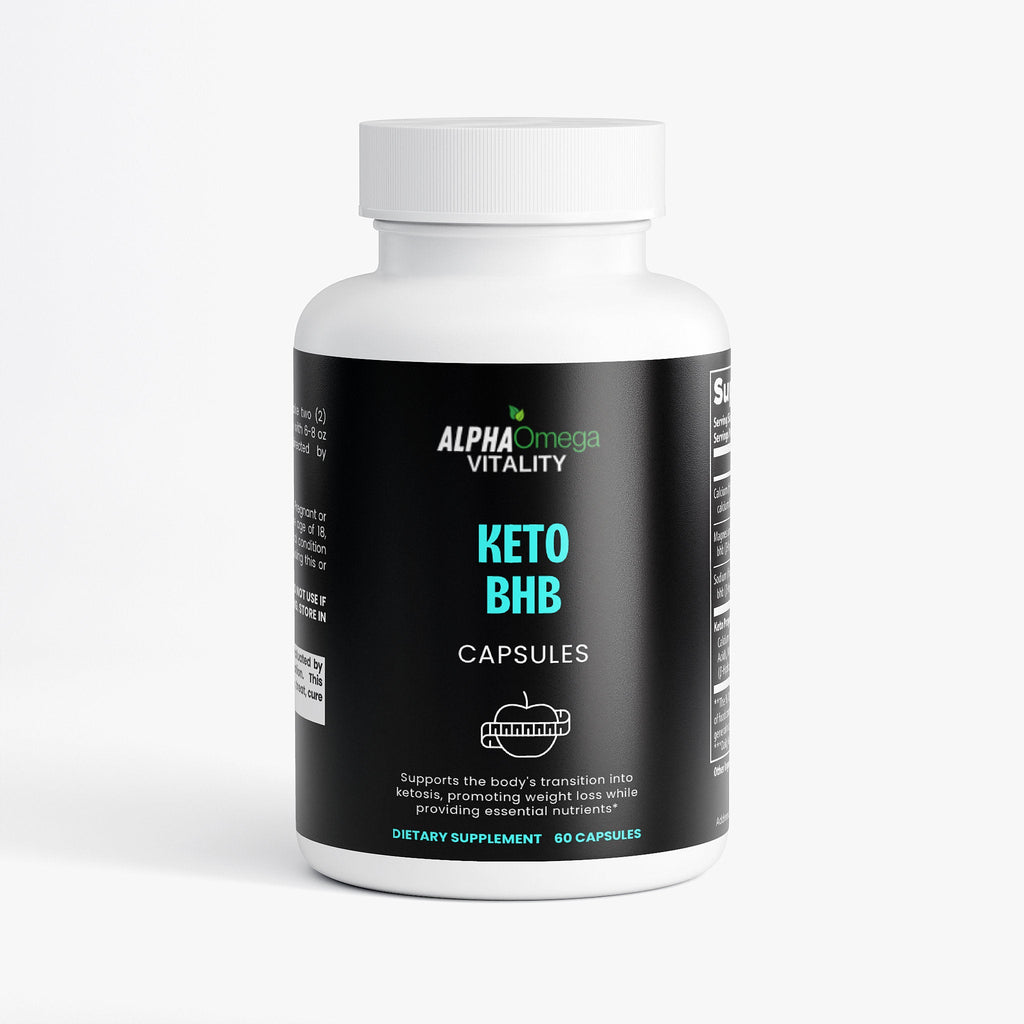 ALPHA OMEGA Keto BHB for Weight Loss - 60 Capsules