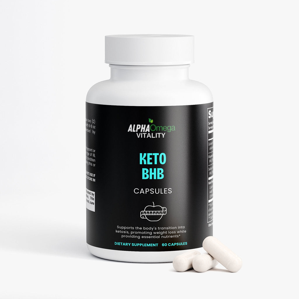 ALPHA OMEGA Keto BHB for Weight Loss - 60 Capsules