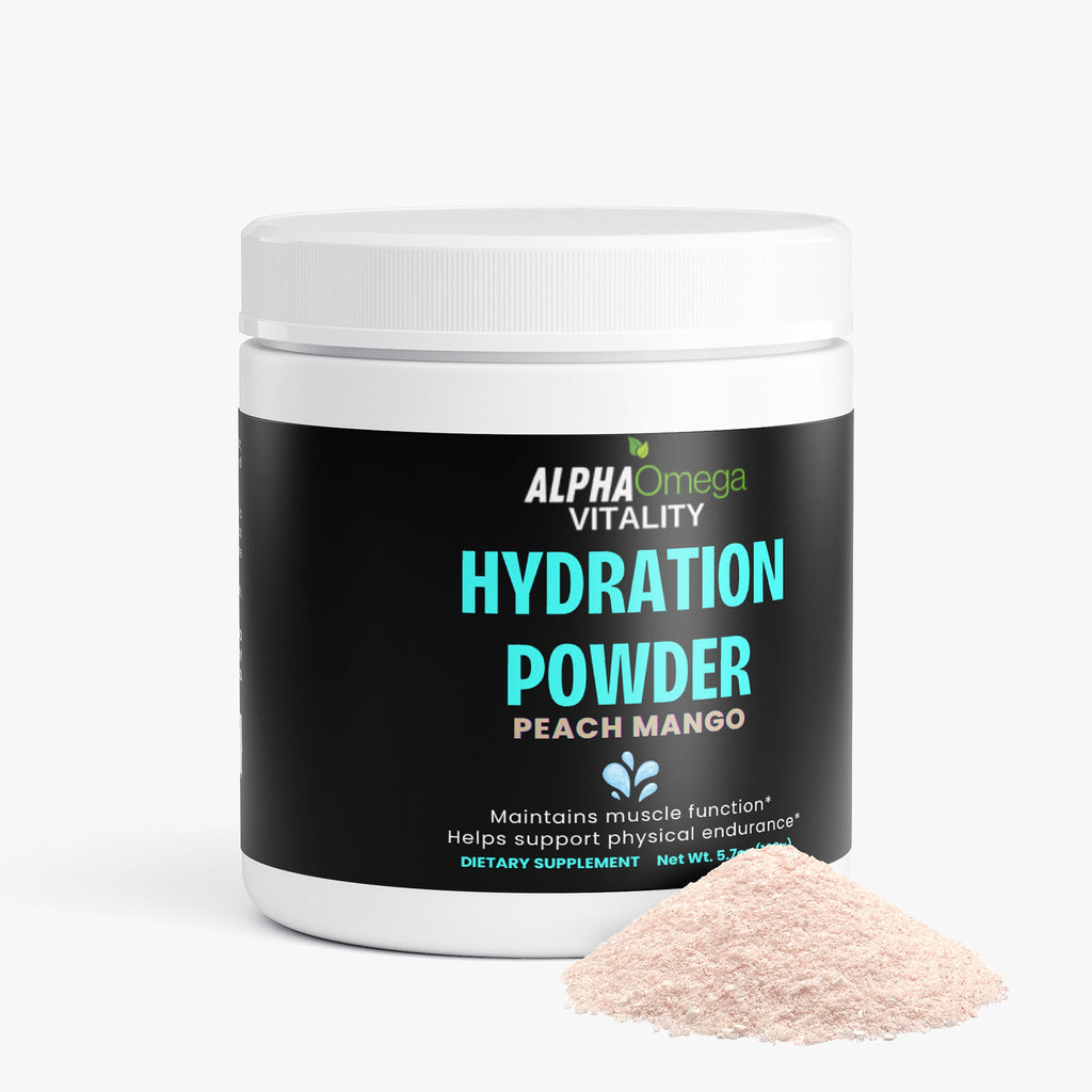 ALPHA OMEGA Hydration Drink Powder - Peach Mango