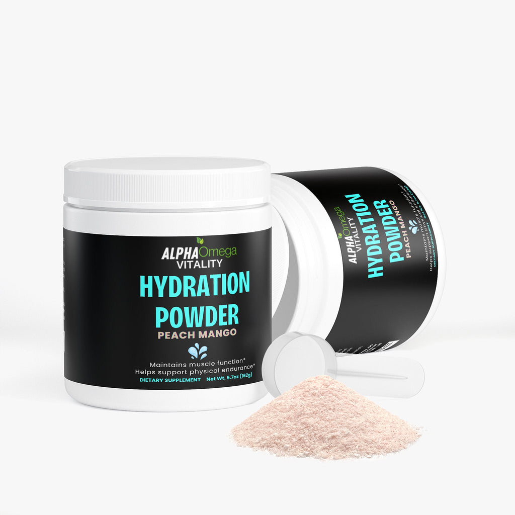 ALPHA OMEGA Hydration Drink Powder - Peach Mango