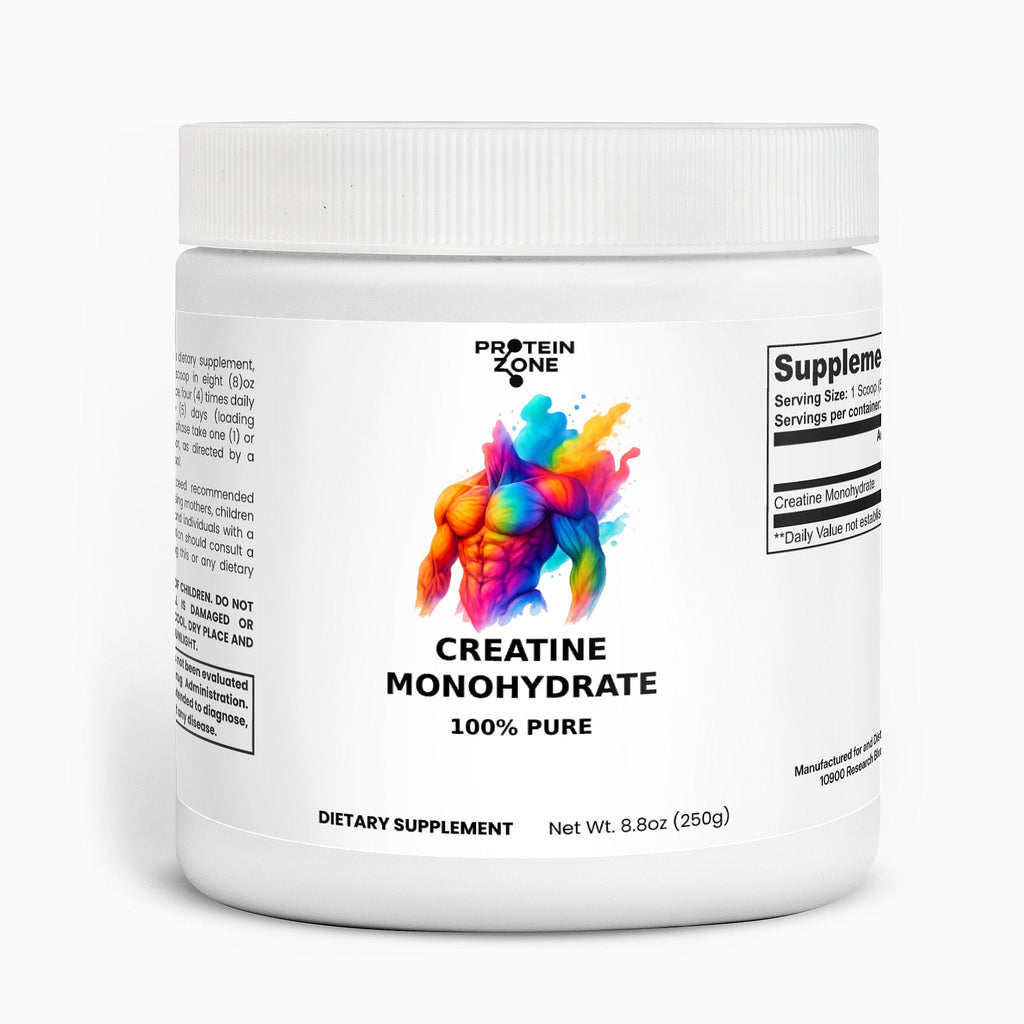 PROTEIN ZONE Pure Creatine Monohydrate Powder - Unflavored