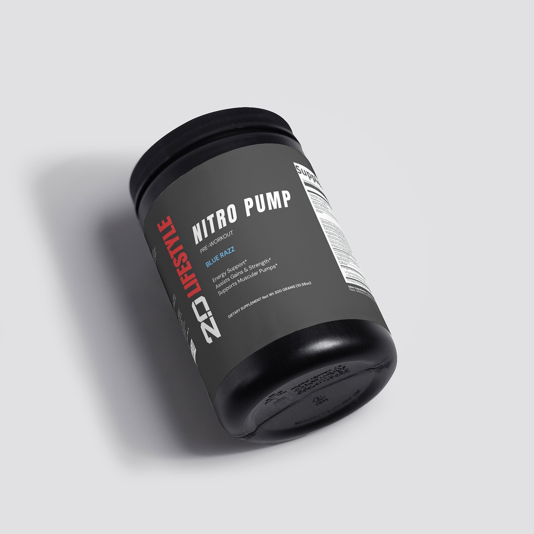 2.0 LIFESTYLE Nitro Pump Pre-Workout - Blue Razz