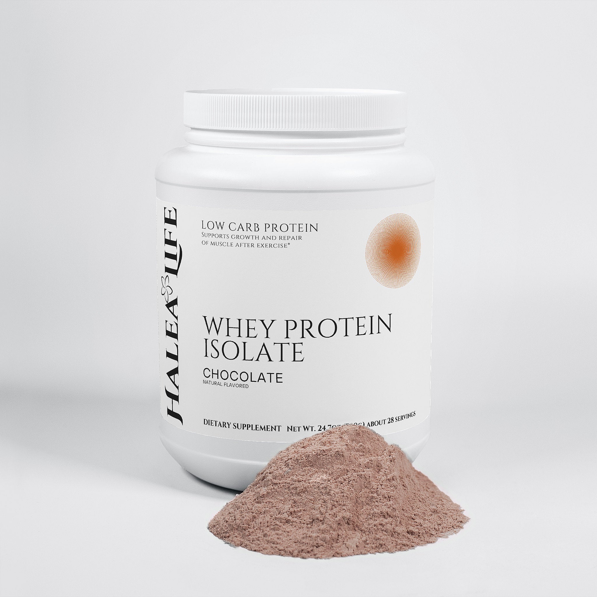 HALEA LIFE Pure Whey Protein Isolate Powder - Chocolate