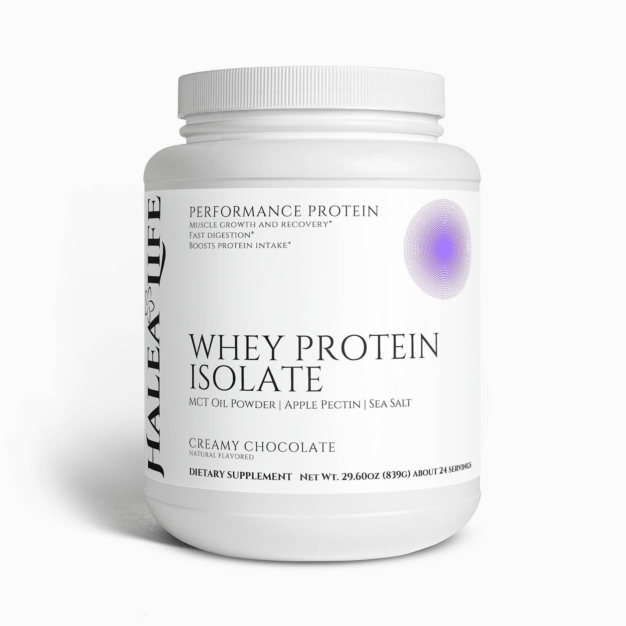 HALEA LIFE Performance Whey Protein Isolate Powder - Chocolate