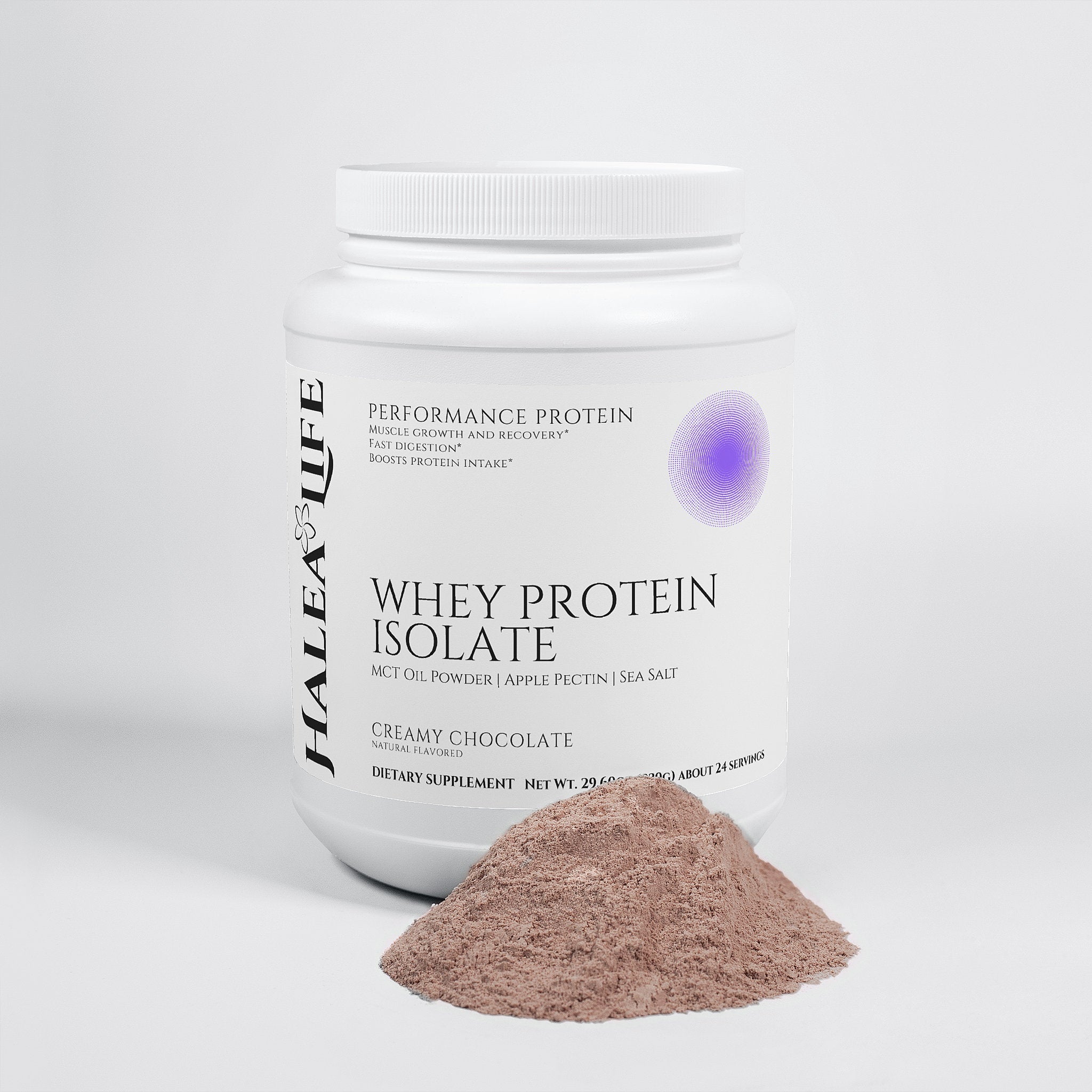 HALEA LIFE Performance Whey Protein Isolate Powder - Chocolate