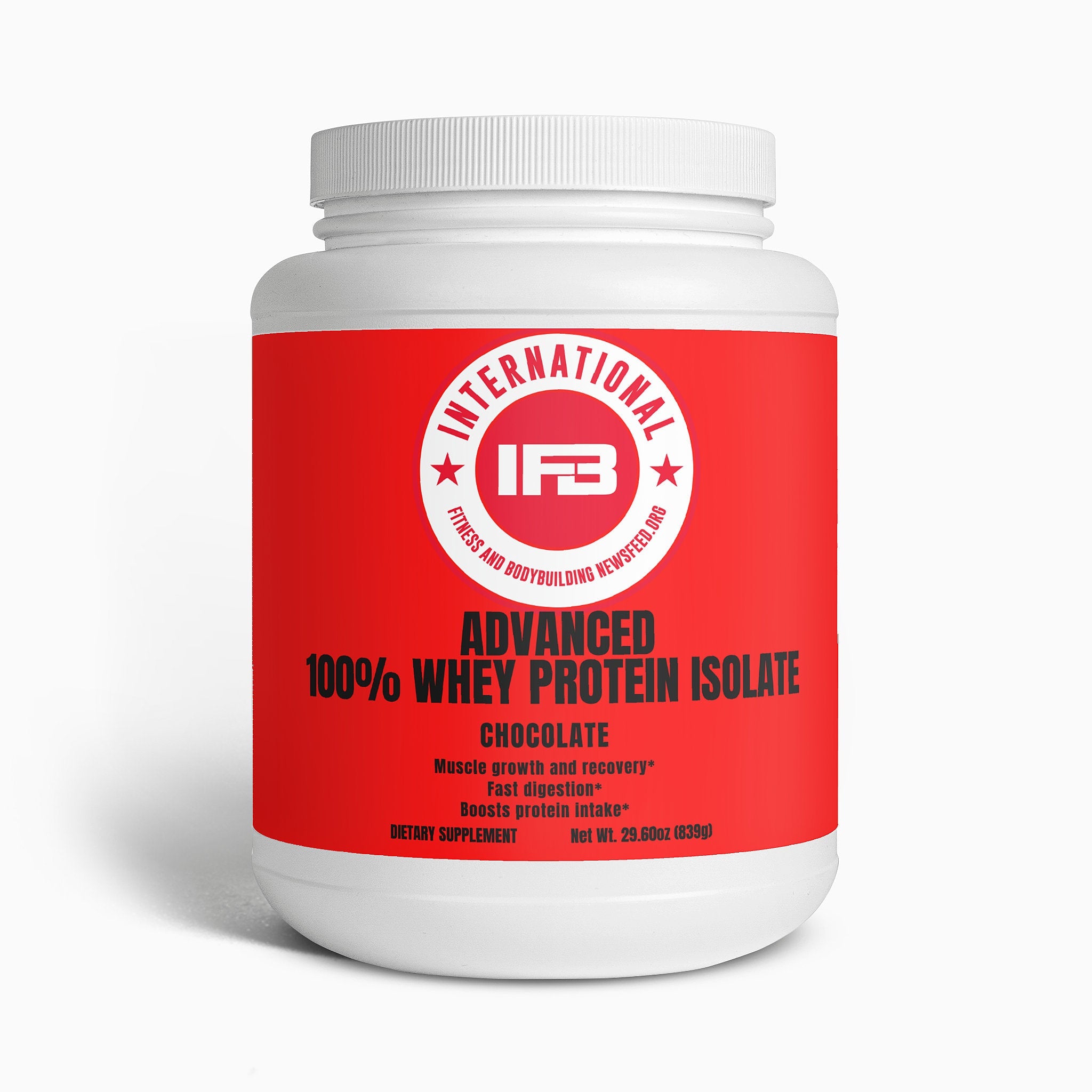 IFB ADVANCED 100% Whey Protein Isolate Powder - Chocolate