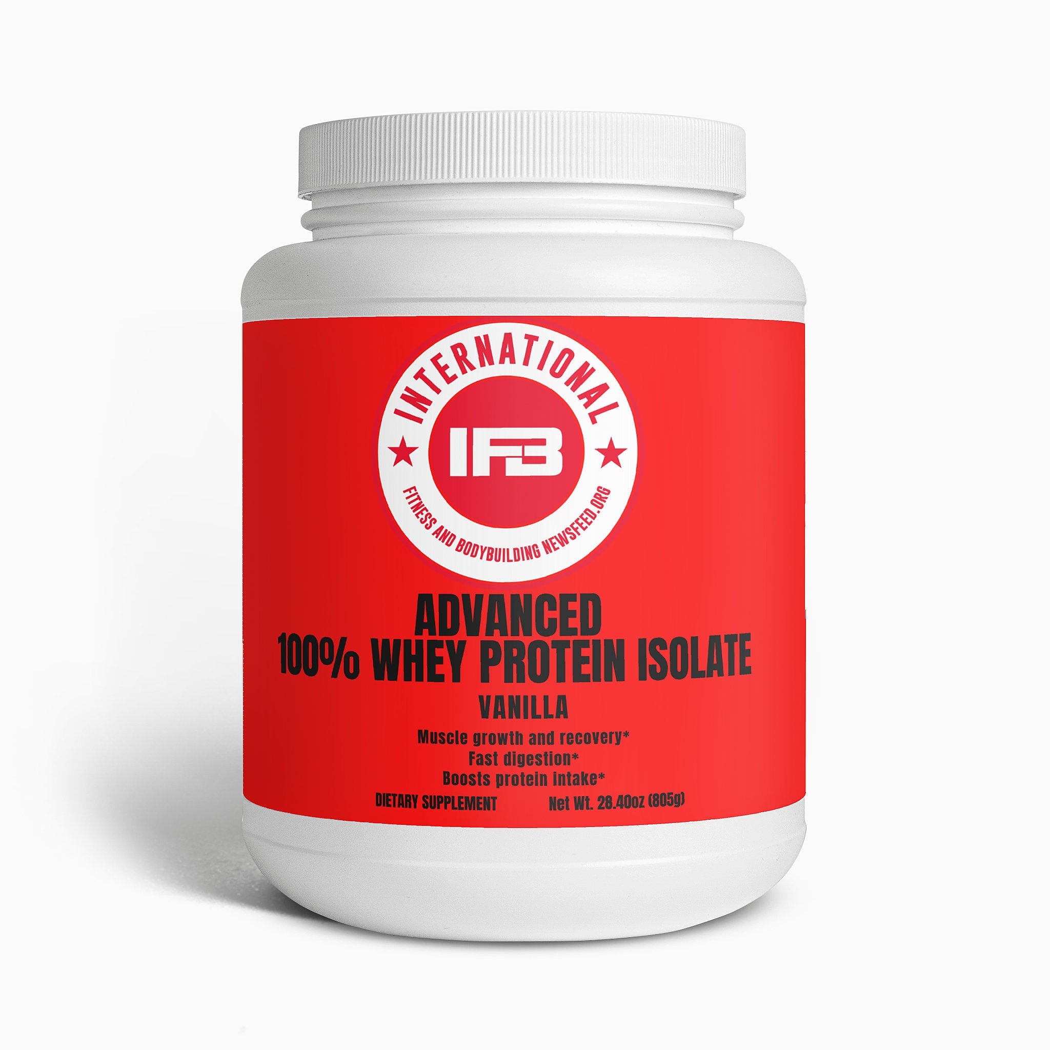 IFB ADVANCED 100% Whey Protein Isolate Powder - Vanilla