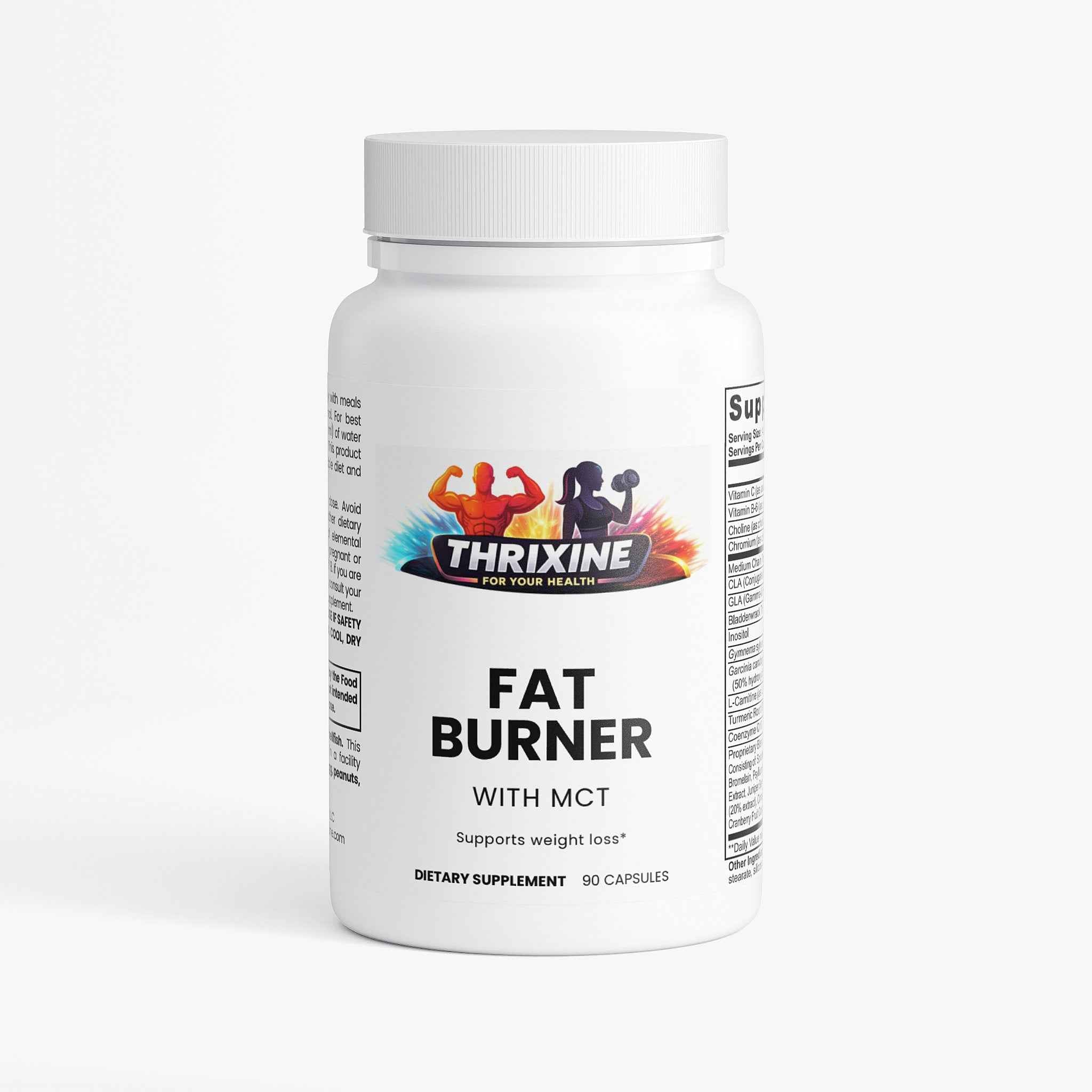 THRIXINE Fat Burner with MCT - 90 Capsules
