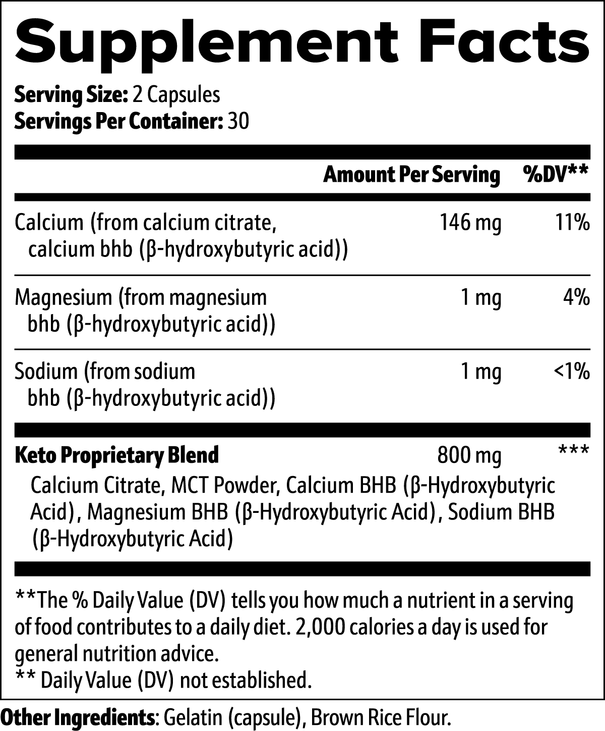 ALPHA OMEGA Keto BHB for Weight Loss - 60 Capsules