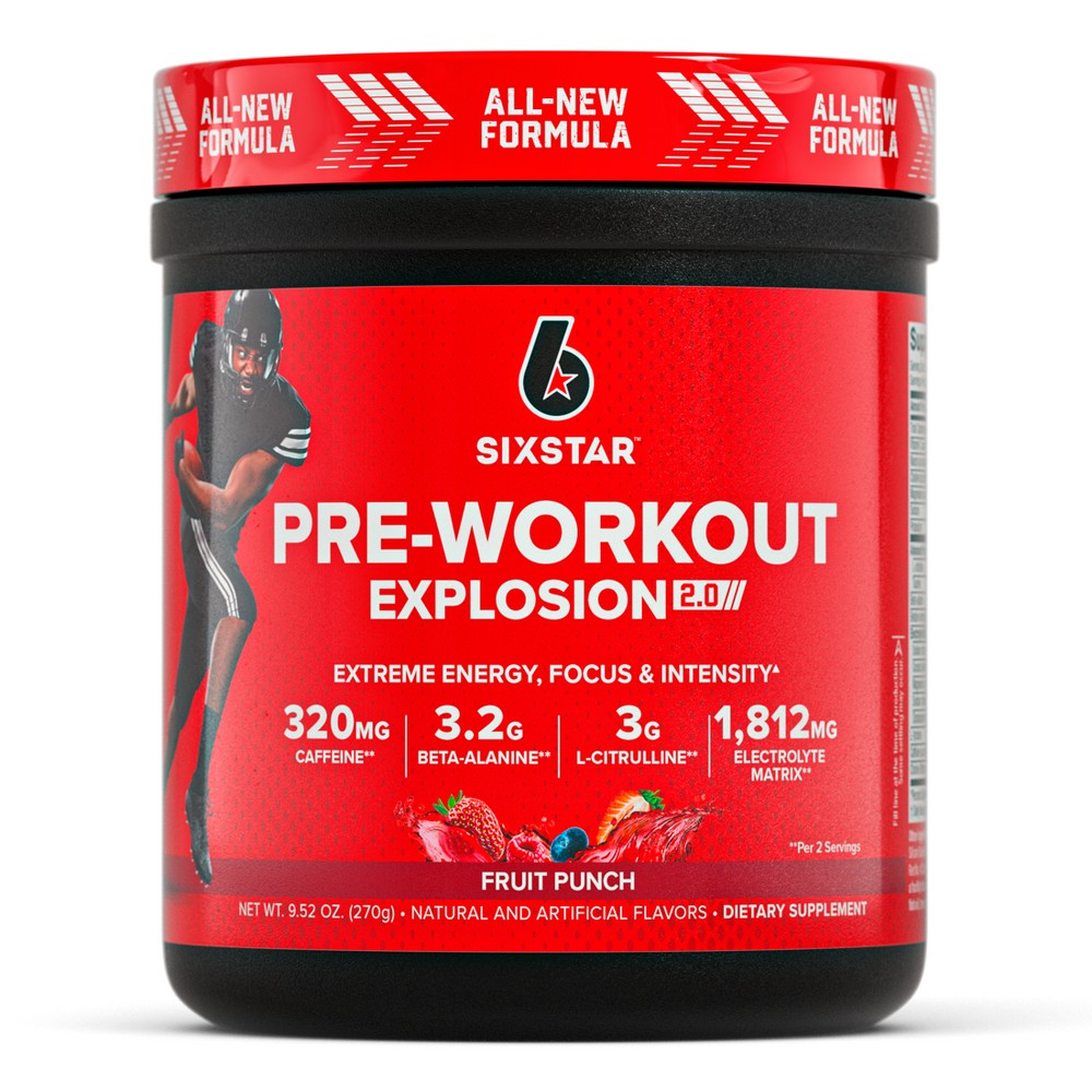 SIXSTAR Explosion 2.0 Pre-Workout - Fruit Punch