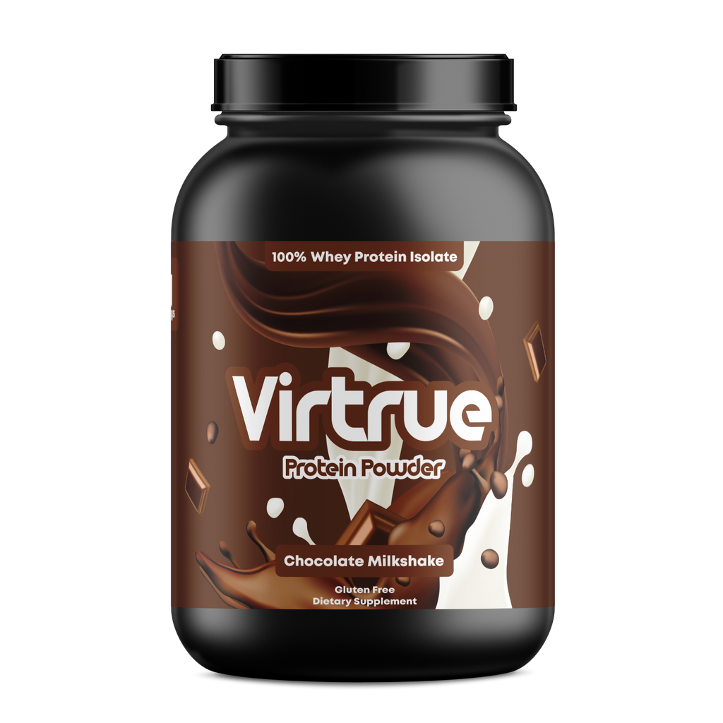 VIRTRUE Whey Protein Isolate Powder - Chocolate Milkshake