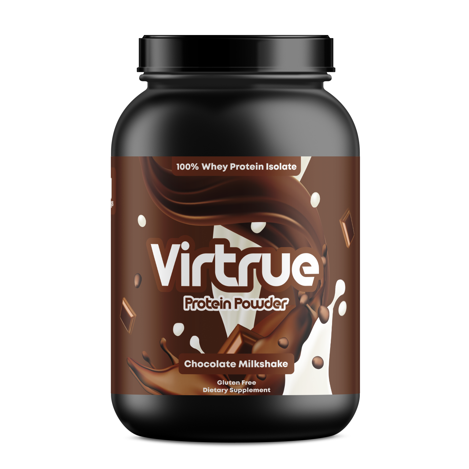VIRTRUE Whey Protein Isolate Powder - Chocolate Milkshake