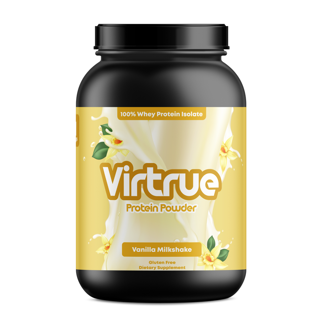 VIRTRUE Whey Protein Isolate Powder - Vanilla Milkshake