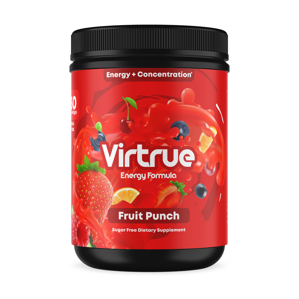 VIRTRUE Sugar-Free Pre-Workout - Fruit Punch