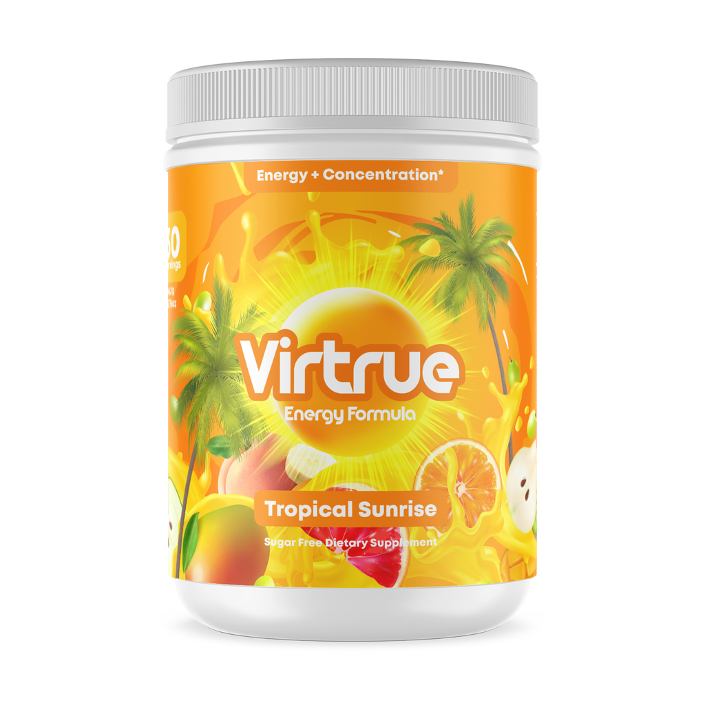 VIRTRUE Sugar-Free Pre-Workout - Tropical Sunrise