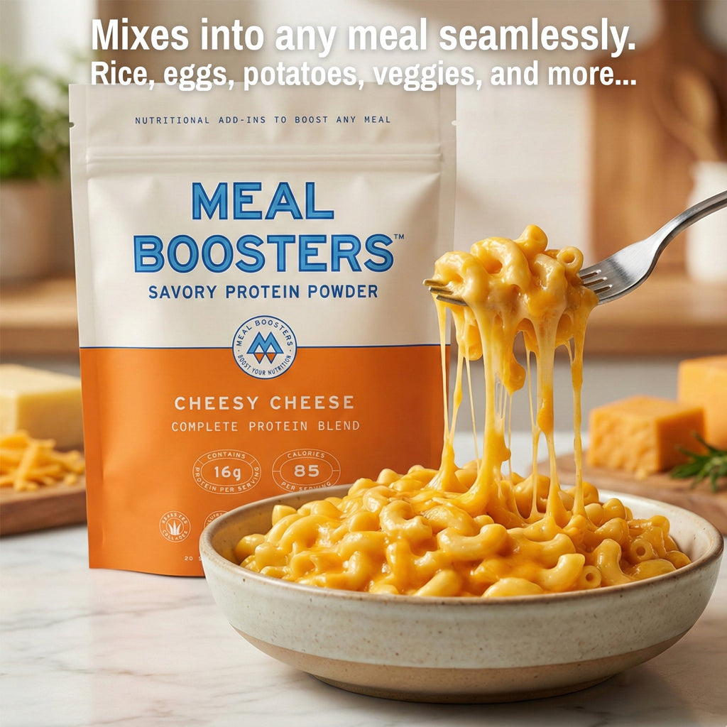MEAL BOOSTERS Collagen + Protein Powder - Cheesy Cheese