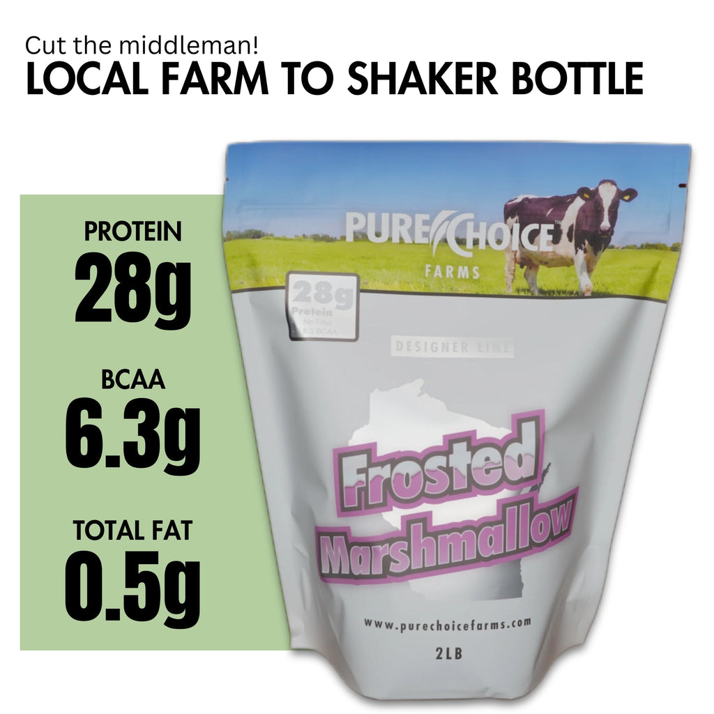 PURE CHOICE Whey Protein Isolate Powder - Frosted Marshmallow
