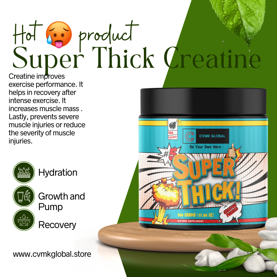 CVMK SUPER THICK Creatine Powder - Unflavored