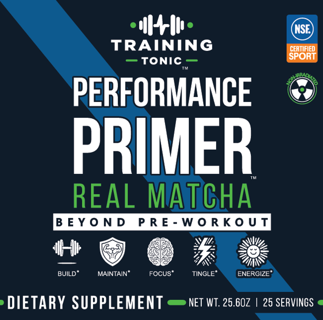 TRAINING TONIC Performance Primer Pre-Workout - Matcha