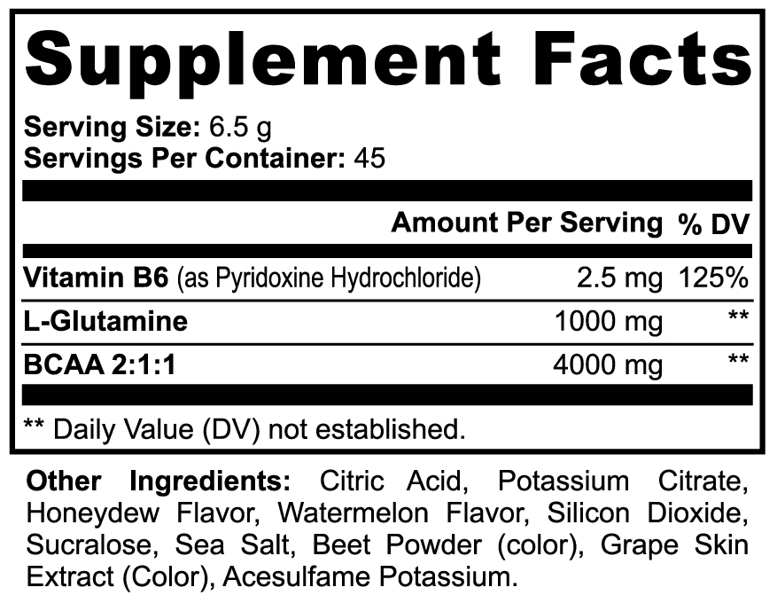 APACHE STAR BCAA Post-Workout Powder - Honeydew Watermelon
