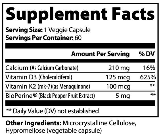 APACHE STAR Bone and Heart Support - 60 Capsules