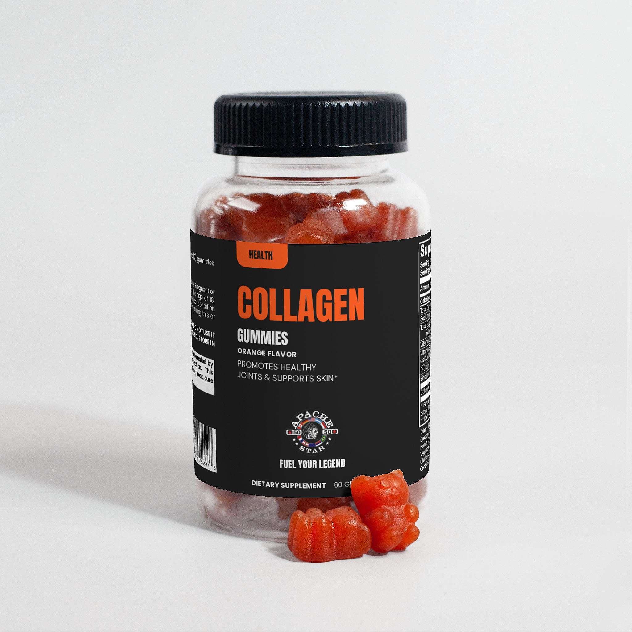 APACHE STAR Collagen Gummies - Orange