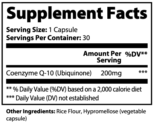 APACHE STAR CoQ10 Ubiquinone - 30 Capsules