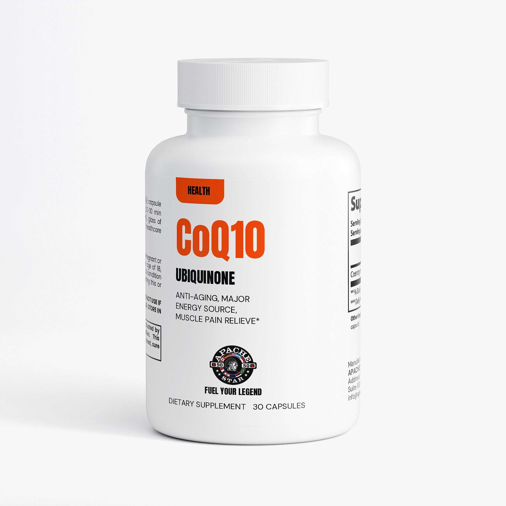 APACHE STAR CoQ10 Ubiquinone - 30 Capsules