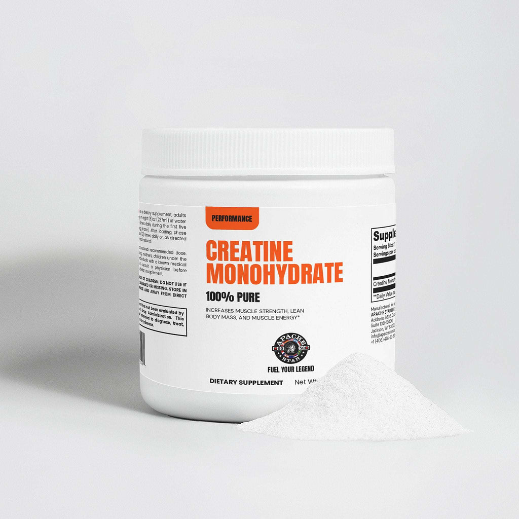APACHE STAR 100% Pure Creatine Monohydrate Powder - Unflavored