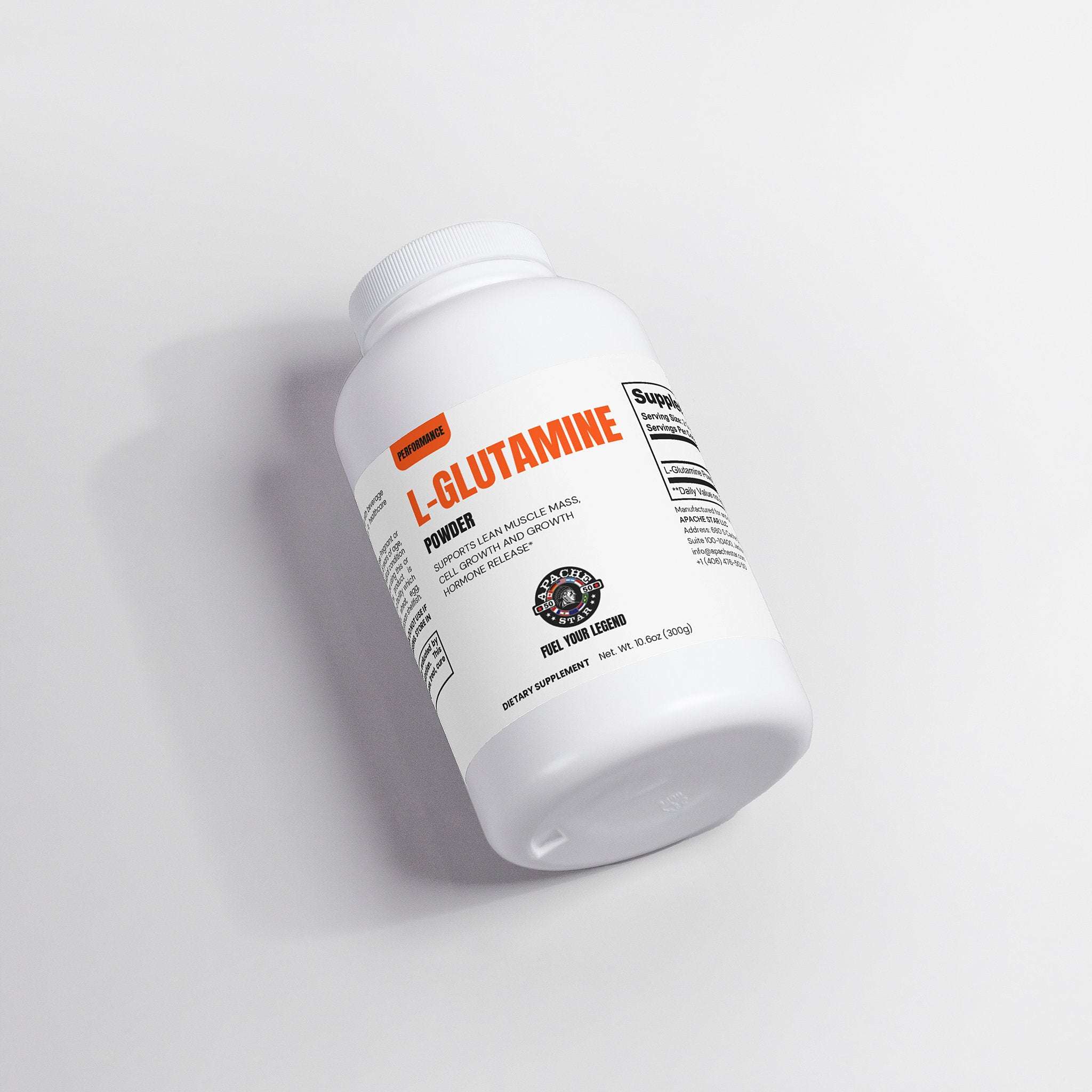 APACHE STAR L-Glutamine Powder - Unflavored