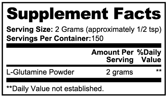 APACHE STAR L-Glutamine Powder - Unflavored